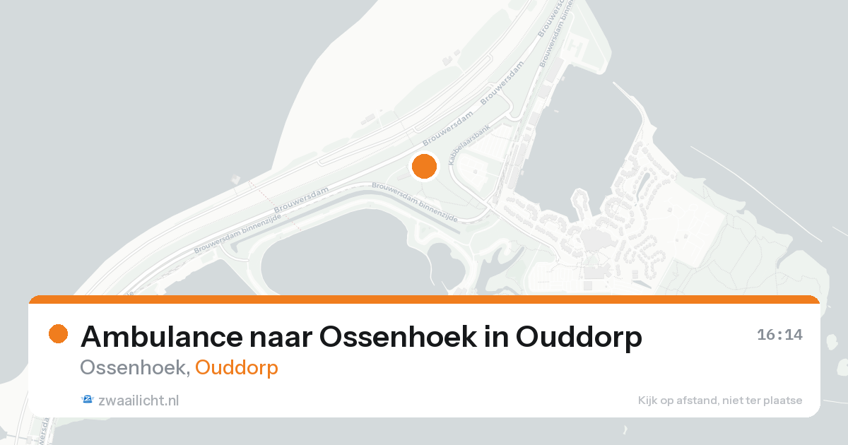 Ambulance naar Ossenhoek in Ouddorp — 17 aug 2026
