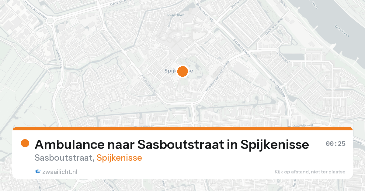 Ambulance naar Sasboutstraat in Spijkenisse — 7 feb 2026
