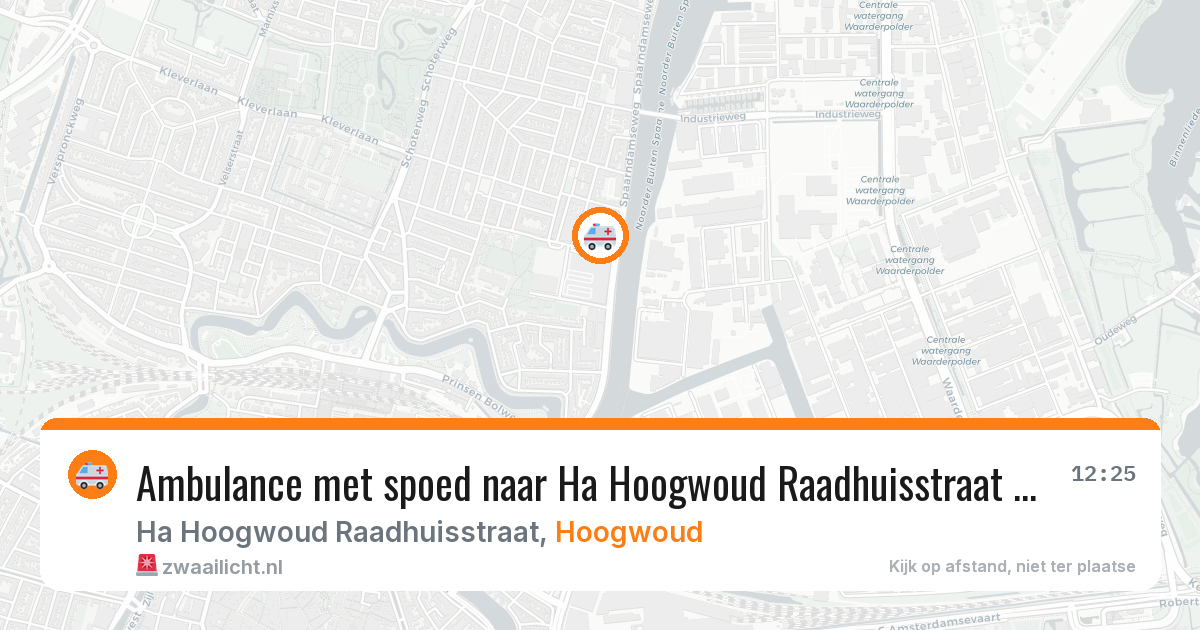 Ambulance met spoed naar Ha Hoogwoud Raadhuisstraat in Hoogwoud — 3 feb 2026