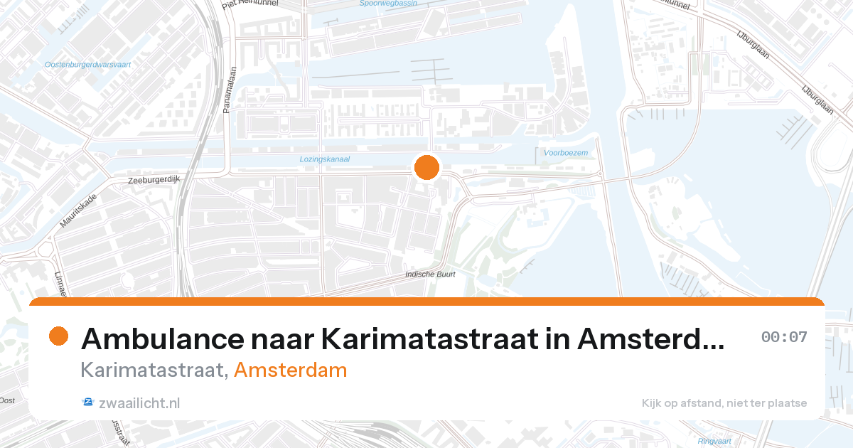 Ambulance naar Karimatastraat in Amsterdam — 6 feb 2026