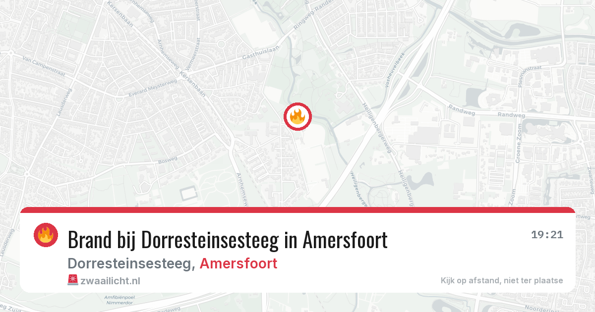 Brand bij Dorresteinsesteeg in Amersfoort — 27 mei 2026