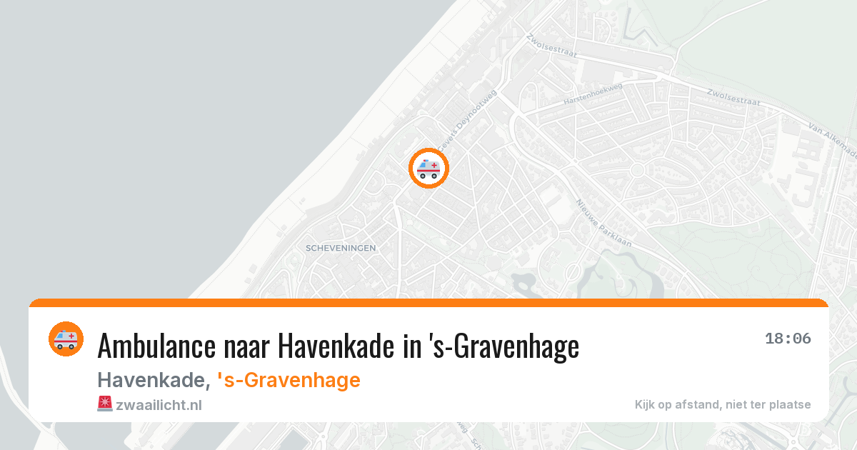 Ambulance naar Havenkade in 's-Gravenhage — 4 aug 2026