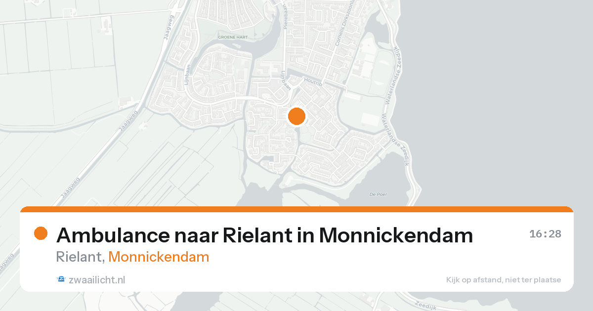 Ambulance naar Rielant in Monnickendam — 5 jun 2026