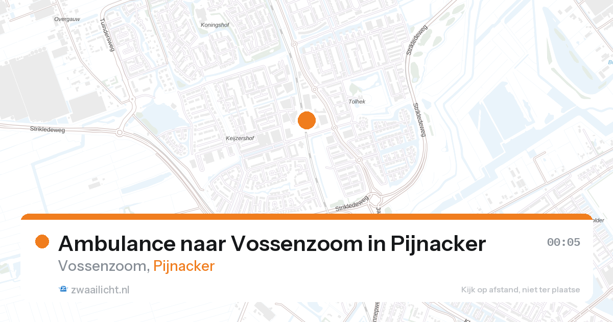 Ambulance naar Vossenzoom in Pijnacker — 12 feb 2026