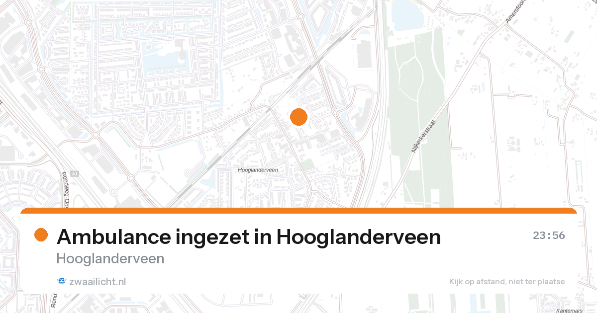 Ambulance ingezet in Hooglanderveen — 6 feb 2026