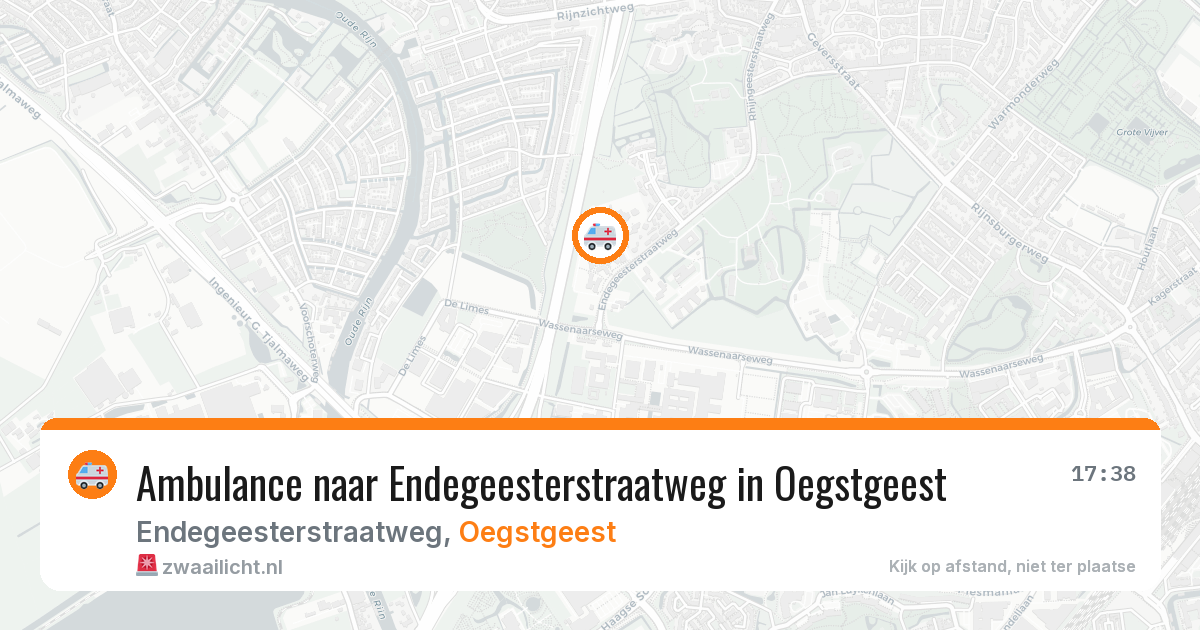 Ambulance naar Endegeesterstraatweg in Oegstgeest — 5 jun 2026