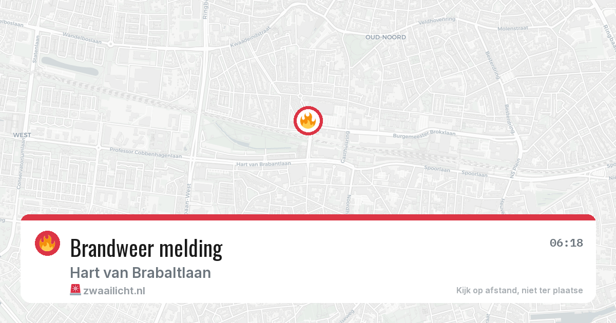 Brandweer melding — 5 mei 2026