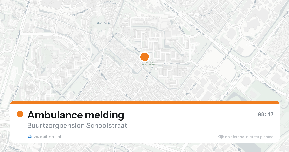 Ambulance melding — 7 feb 2026