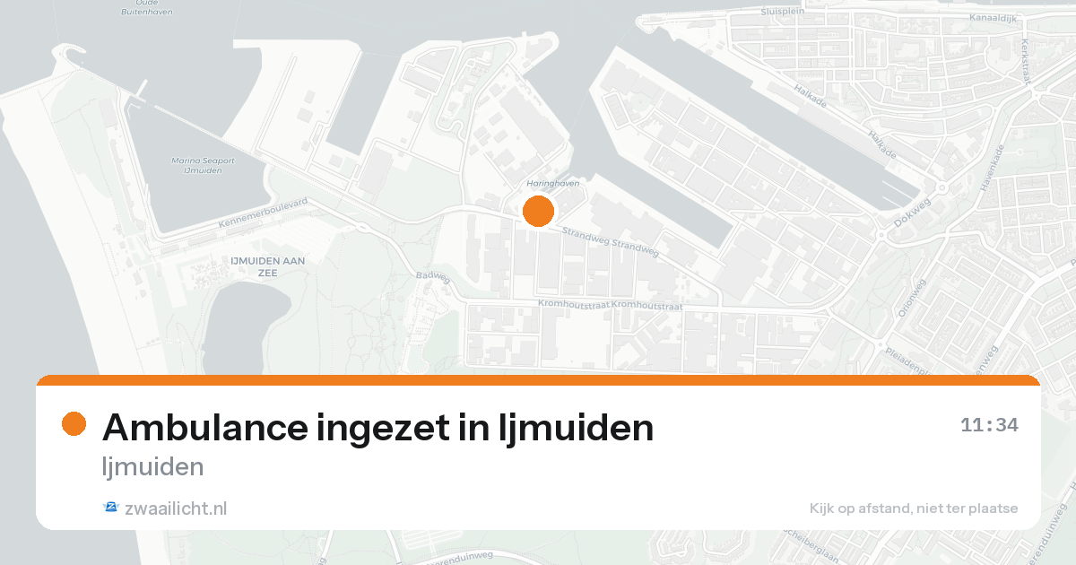 Ambulance ingezet in Ijmuiden — 17 aug 2026