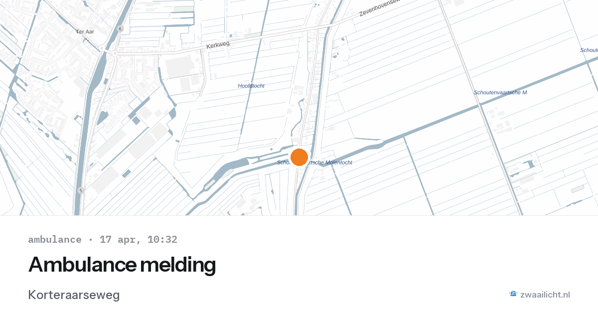 Ambulance melding — 17 apr 2026