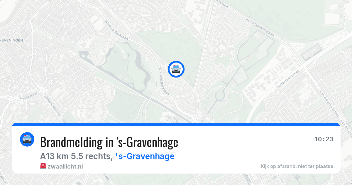 Brandmelding in 's-Gravenhage — 25 mrt 2026