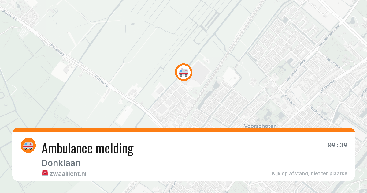 Ambulance melding — 5 mei 2026