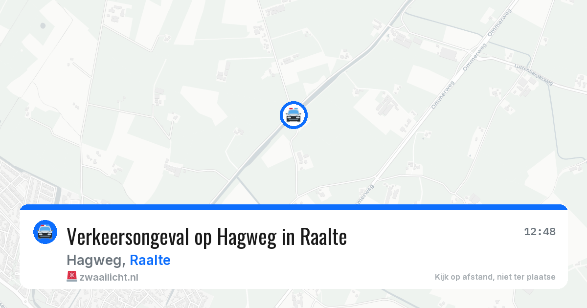 Verkeersongeval op Hagweg in Raalte — 6 jul 2026