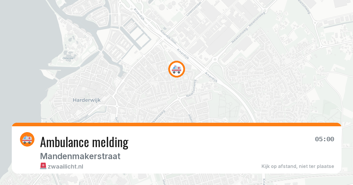 Ambulance melding — 1 apr 2026