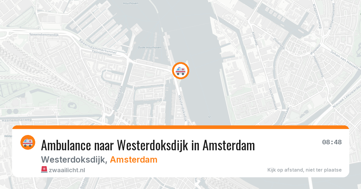 Ambulance naar Westerdoksdijk in Amsterdam — 4 mei 2026