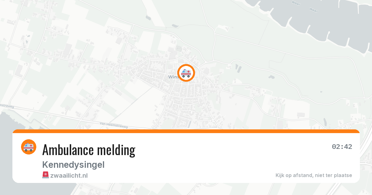 Ambulance melding — 22 mei 2026