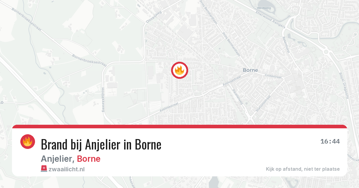 Brand bij Anjelier in Borne — 4 jul 2026