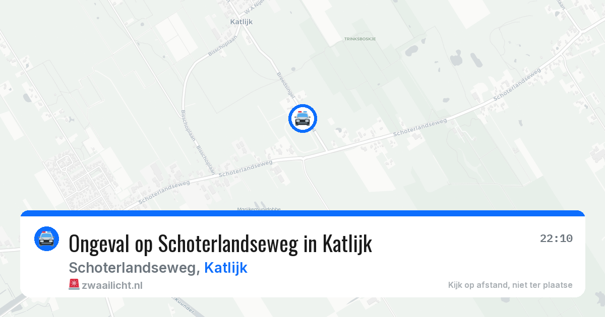 Ongeval op Schoterlandseweg in Katlijk — 20 mrt 2026
