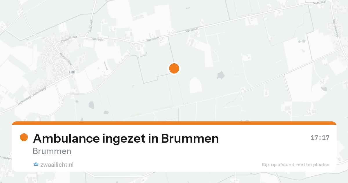 Ambulance ingezet in Brummen — 14 aug 2026