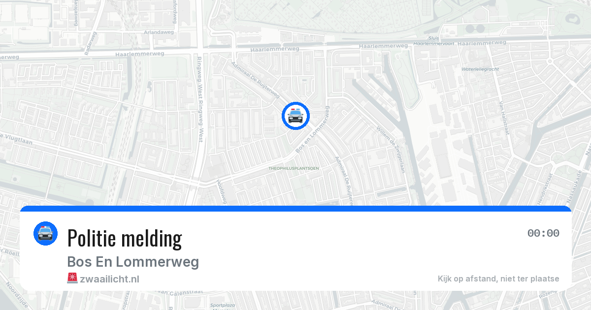 Politie melding — 12 jul 2026