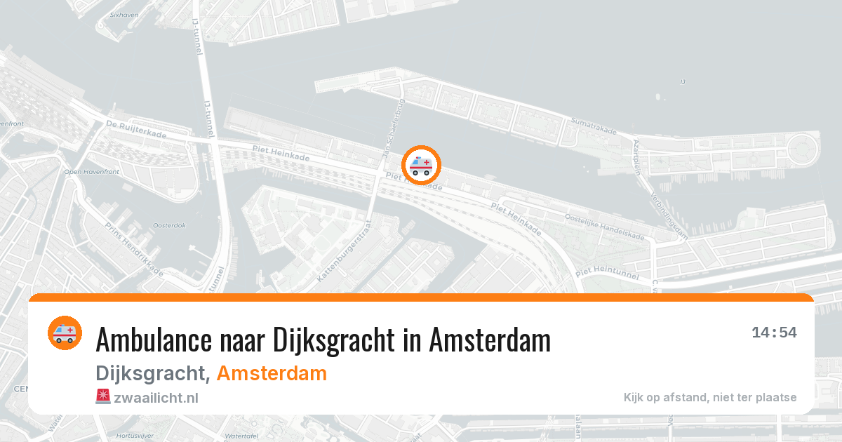 Ambulance naar Dijksgracht in Amsterdam — 8 feb 2026