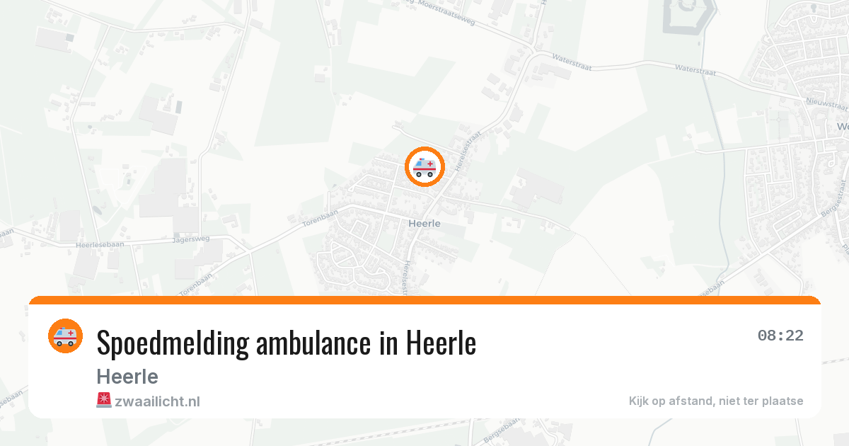 Spoedmelding ambulance in Heerle — 6 jun 2026