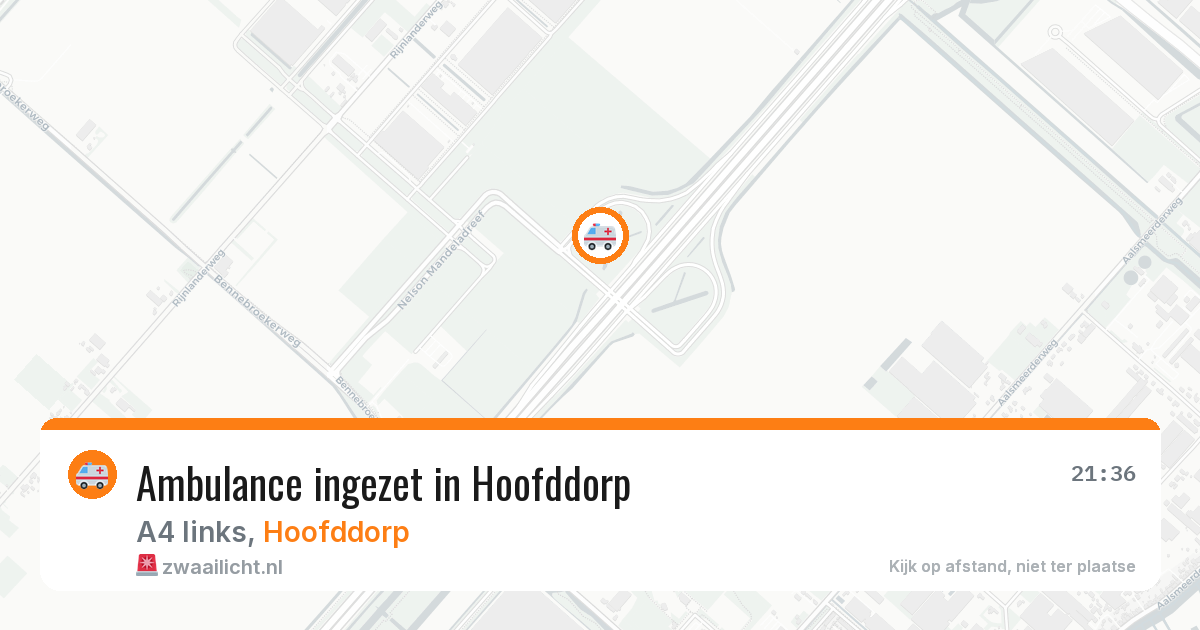 Ambulance ingezet in Hoofddorp — 11 aug 2026