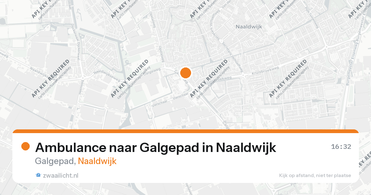 Ambulance naar Galgepad in Naaldwijk — 26 aug 2026
