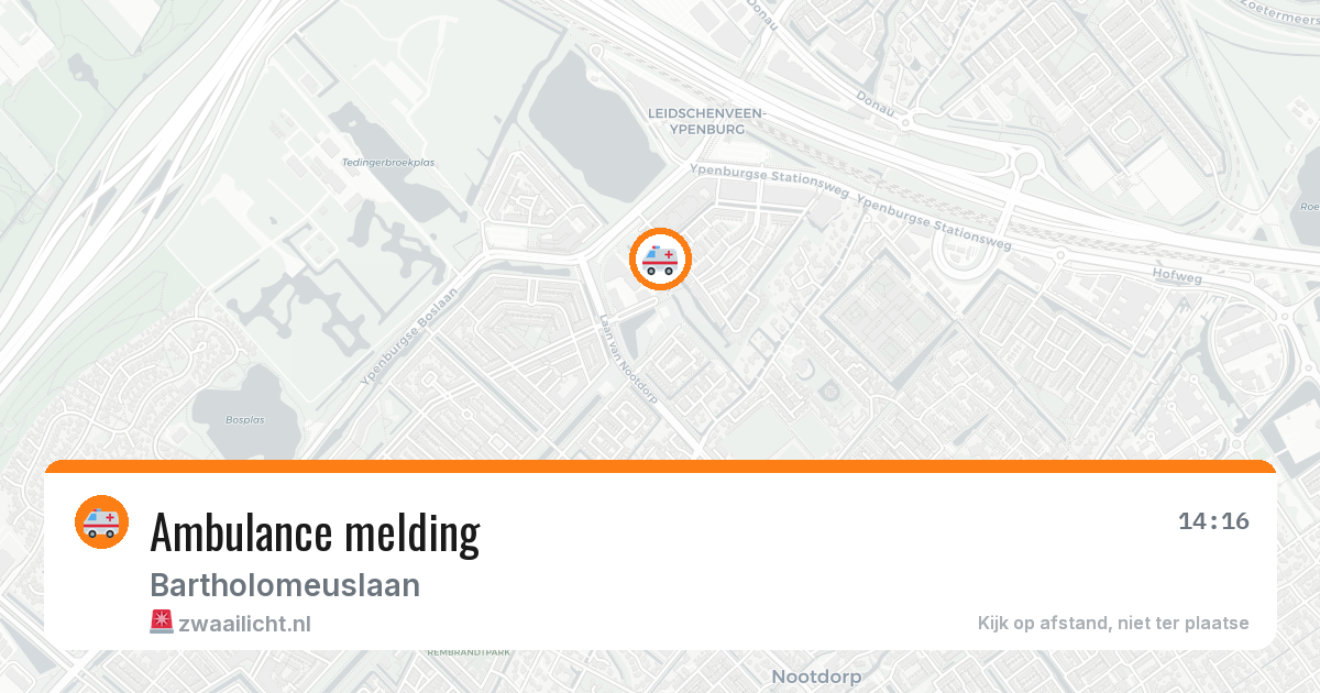 Ambulance melding — 10 feb 2026
