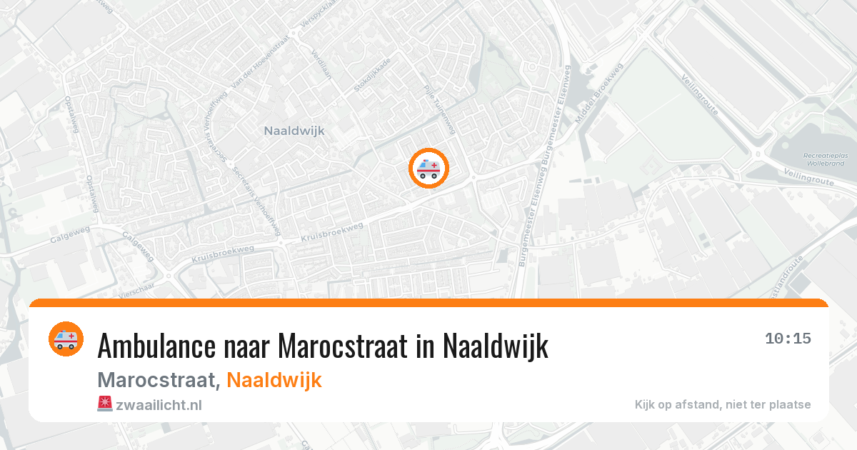 Ambulance naar Marocstraat in Naaldwijk — 28 jun 2026