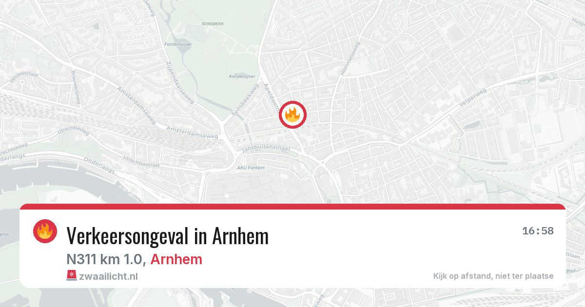 Verkeersongeval in Arnhem — 23 jun 2026