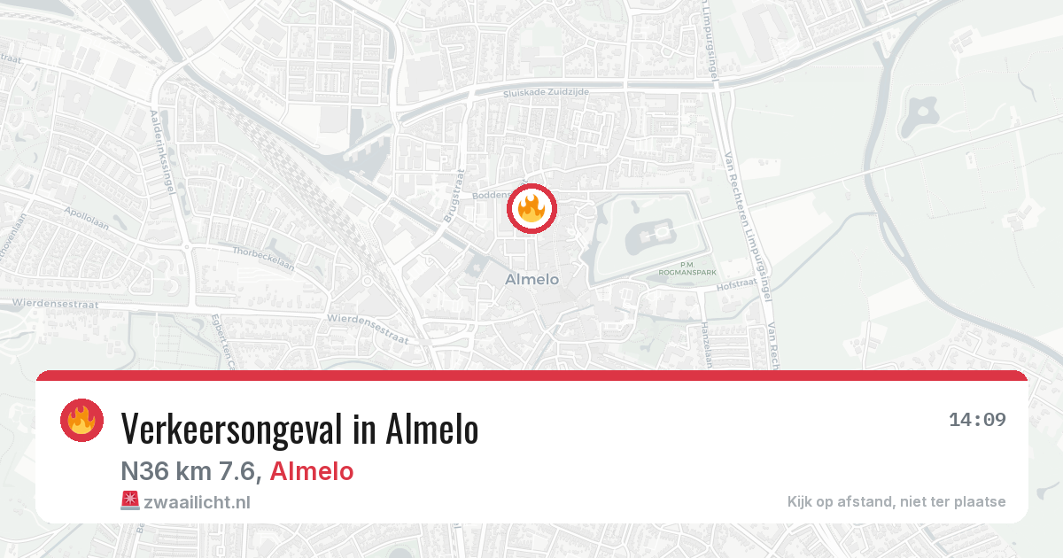 Verkeersongeval in Almelo — 17 jun 2026
