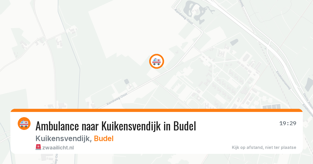 Ambulance naar Kuikensvendijk in Budel — 3 jul 2026