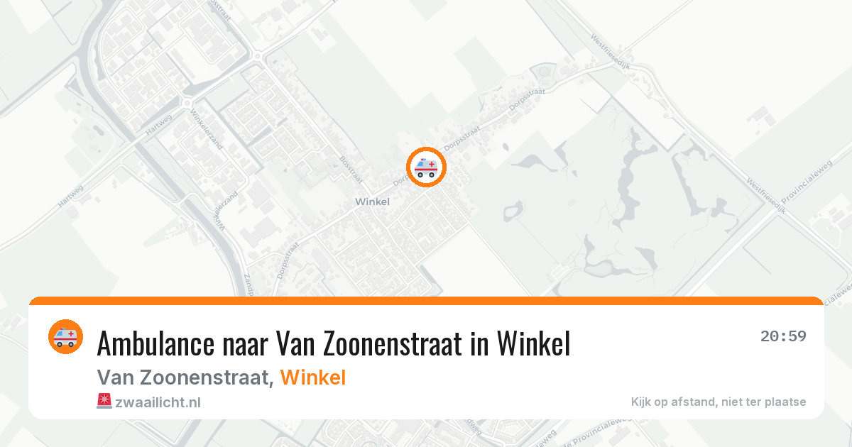 Ambulance naar Van Zoonenstraat in Winkel — 12 feb 2026