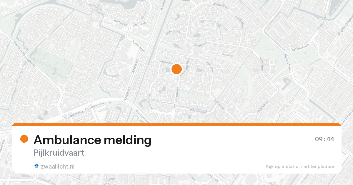 Ambulance melding — 8 feb 2026