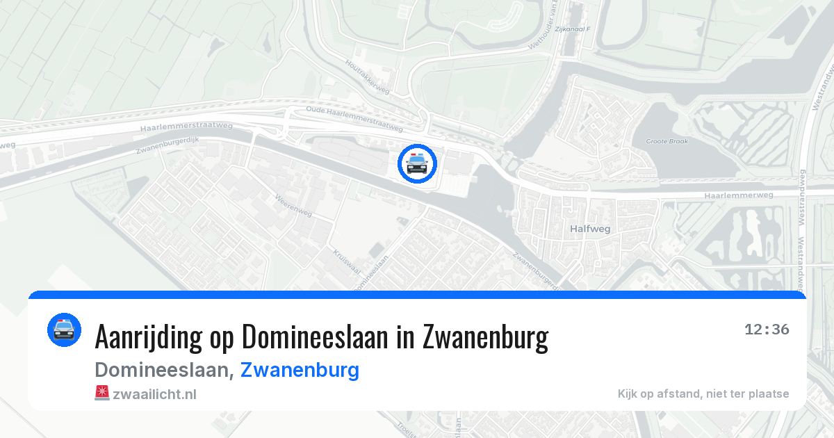 Aanrijding op Domineeslaan in Zwanenburg — 4 jun 2026
