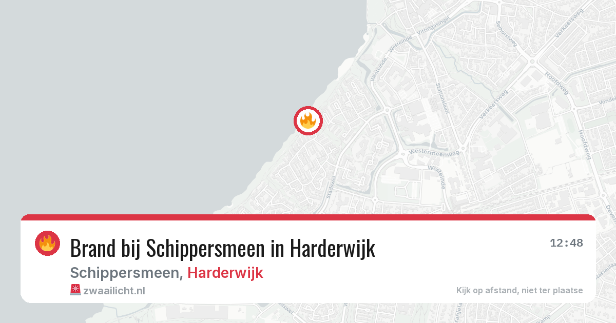 Brand bij Schippersmeen in Harderwijk — 5 jul 2026
