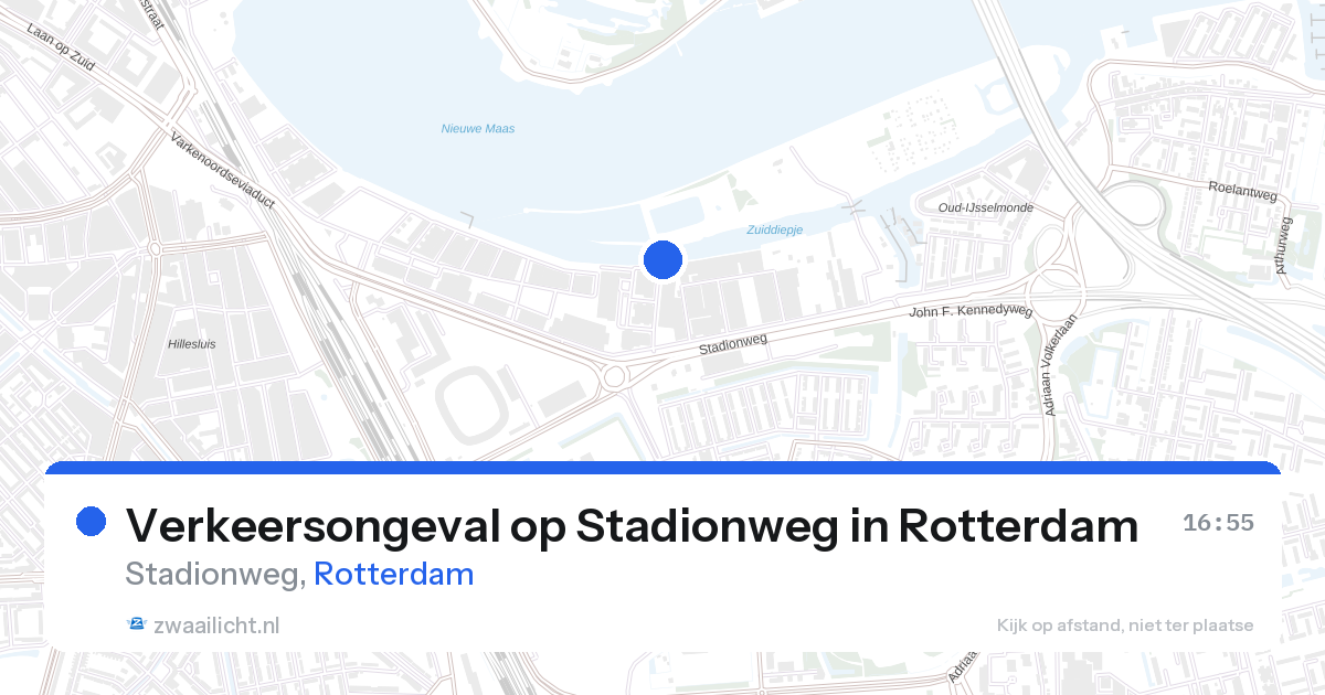 Verkeersongeval op Stadionweg in Rotterdam — 28 aug 2026