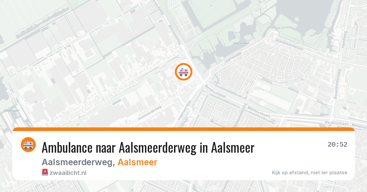 Ambulance naar Aalsmeerderweg in Aalsmeer — 15 jul 2026