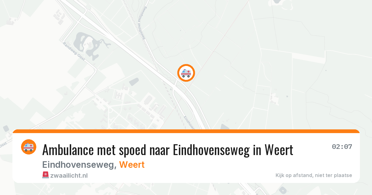 Ambulance met spoed naar Eindhovenseweg in Weert — 6 feb 2026