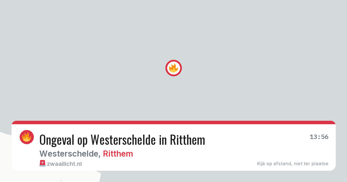 Ongeval op Westerschelde in Ritthem — 28 jul 2026
