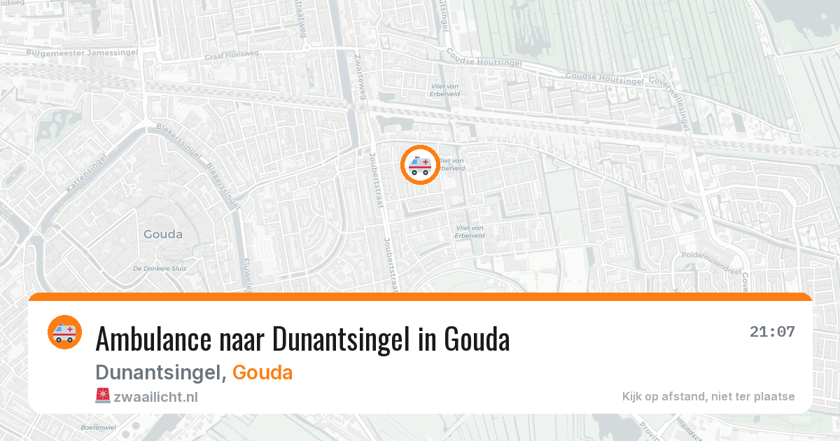 Ambulance naar Dunantsingel in Gouda — 16 mei 2026
