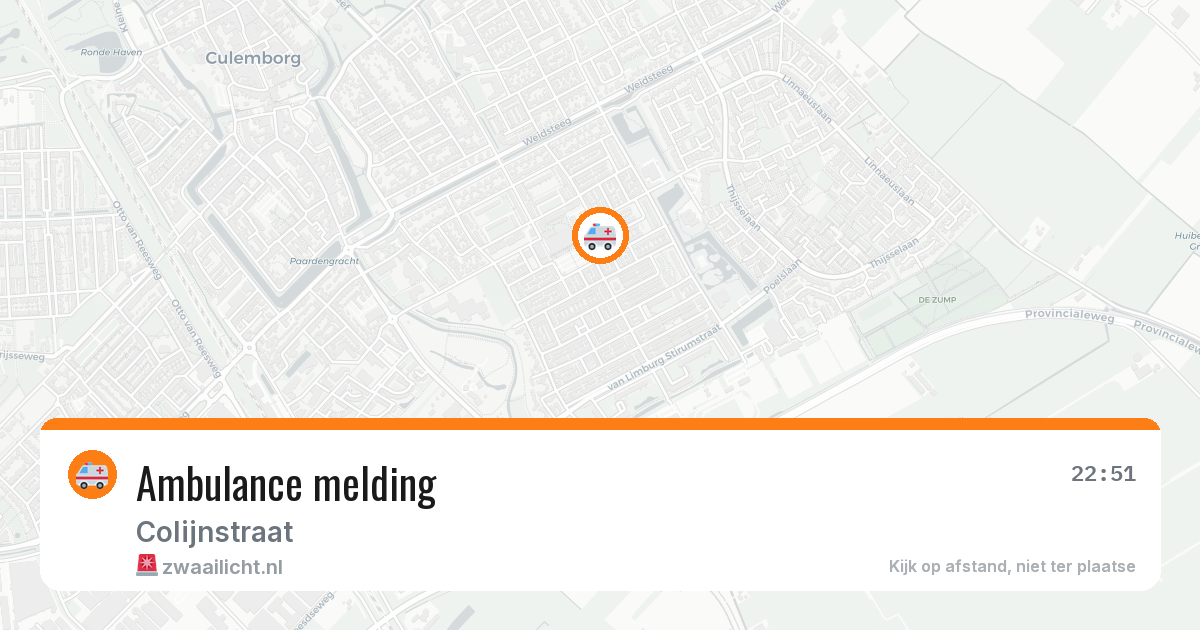 Ambulance melding — 25 jun 2026