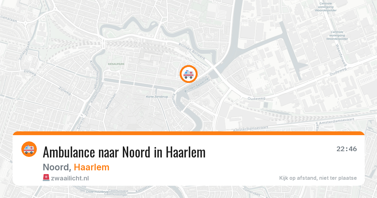 Ambulance naar Noord in Haarlem — 21 feb 2026