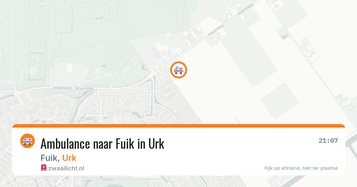 Ambulance naar Fuik in Urk — 15 apr 2026