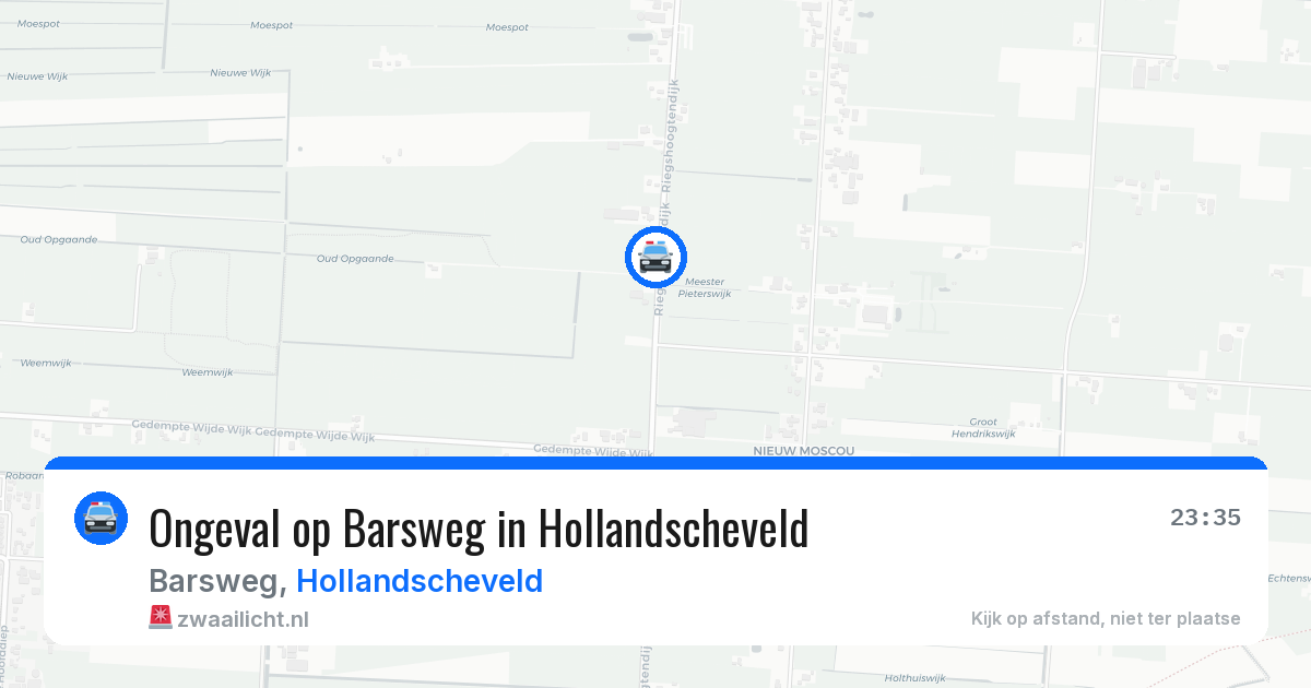 Ongeval op Barsweg in Hollandscheveld — 28 jan 2026