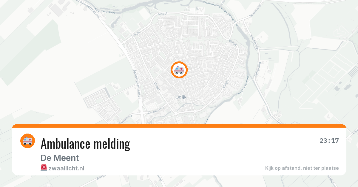 Ambulance melding — 21 mei 2026