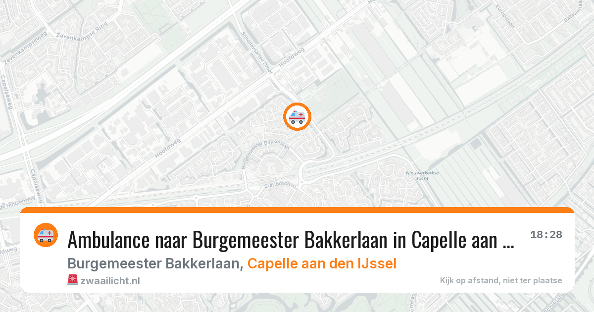 Ambulance naar Burgemeester Bakkerlaan in Capelle aan den IJssel — 29 mei 2026