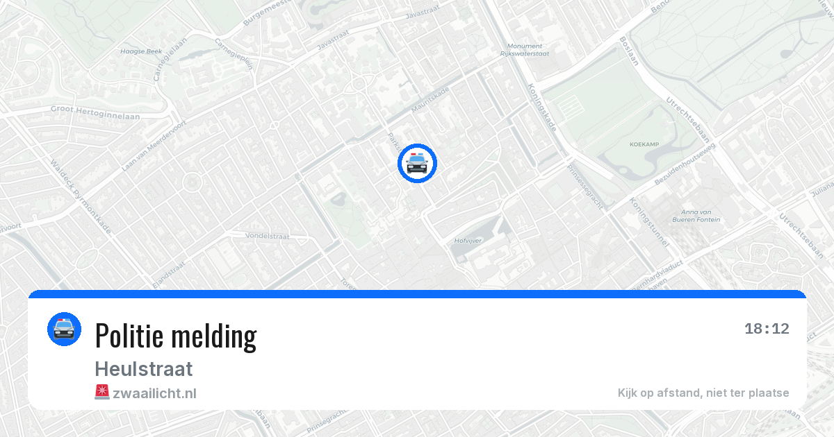 Politie melding — 16 jun 2026
