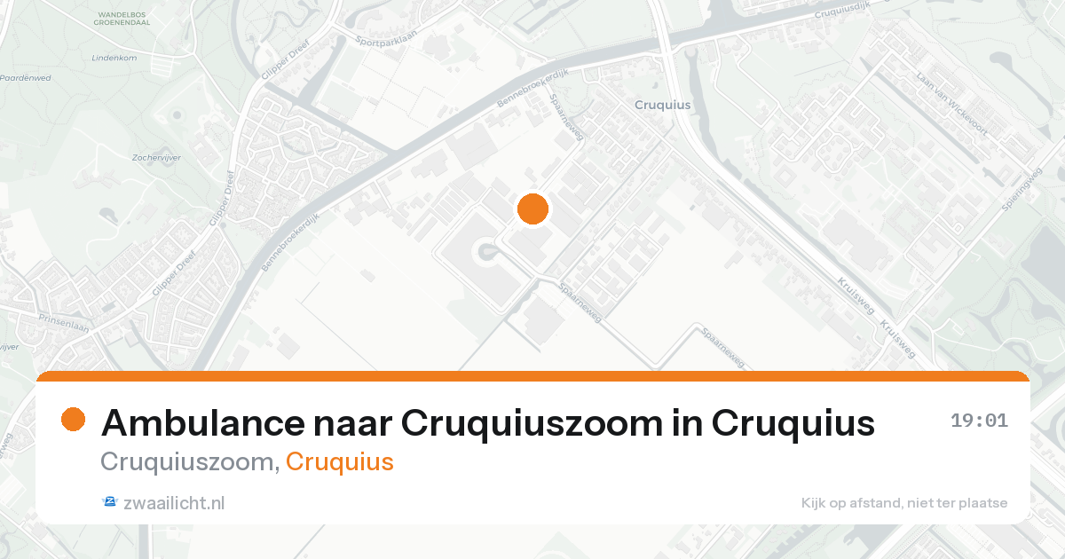 Ambulance naar Cruquiuszoom in Cruquius — 29 mei 2026